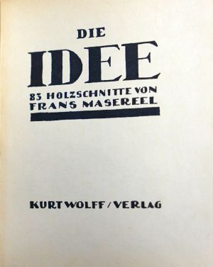 Lot 3286, Auction  117, Masereel, Frans, Die Idee