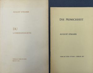 Lot 3386, Auction  117, Stramm, August und Sturm, Du. Liebesgedichte