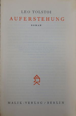 Lot 3391, Auction  117, Tolstoi, Leo, Gesamtausgabe. Malik 1928