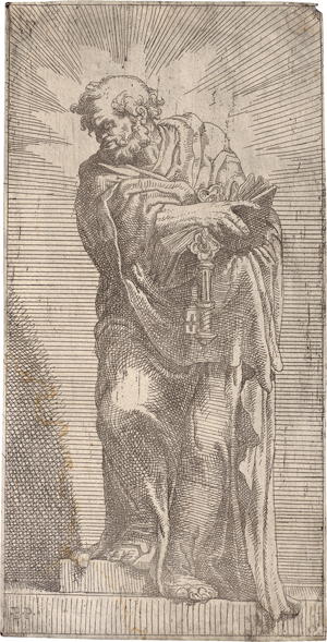 Lot 5150, Auction  117, Passarotti, Bartolomeo, Der Apostel Petrus