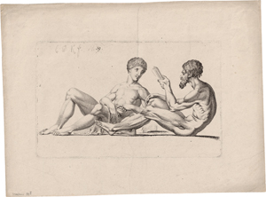 Lot 5270, Auction  117, Kolbe, Carl Wilhelm, Zwei männliche Aktfiguren