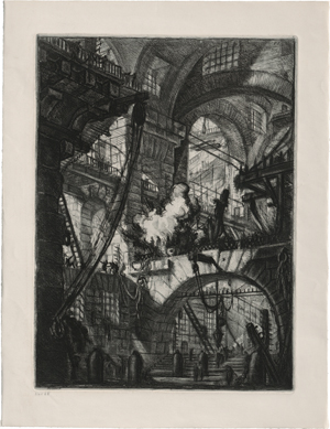 Lot 5278, Auction  117, Piranesi, Giovanni Battista, Das rauchende Feuer