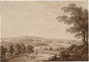 Lot 5316, Auction  117, Zingg, Adrian, Sächsische Landschaft mit Blick auf Zeitz