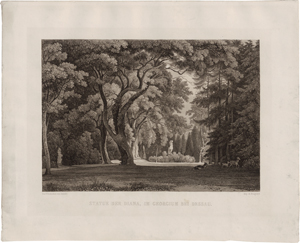 Lot 5377, Auction  117, Salathé, Friedrich, "Statue der Diana, im Georgium bei Dessau"