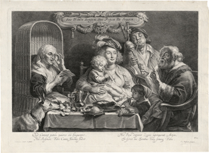 Lot 5449, Auction  117, Bolswert, Schelte Adams, Das Hauskonzert