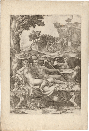 Lot 5508, Auction  117, Ghisi, Giorgio, Amor und Psyche