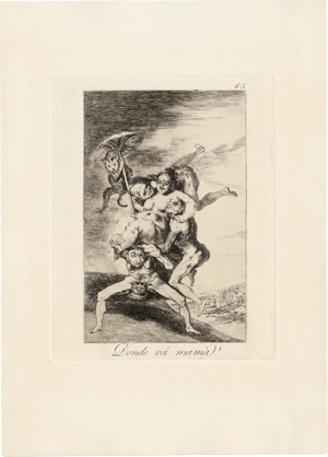 Lot 5521, Auction  117, Goya, Francisco de, ¿Donde vá mamà?