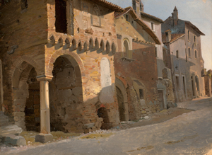 Lot 6064, Auction  117, Tischbein, August Anton, Straßenzug in Tivoli unweit der Porta del Colle