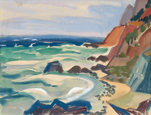 Lot 8090, Auction  117, Kinder, Hans, Küstenlandschaft