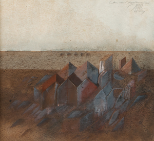 Lot 8104, Auction  117, Mordstein, Karl Ludwig, An der Stadtmauer