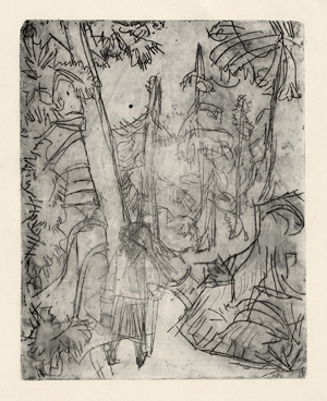 Lot 8349, Auction  117, Kirchner, Ernst Ludwig, Milchmädchen auf dem Bergweg