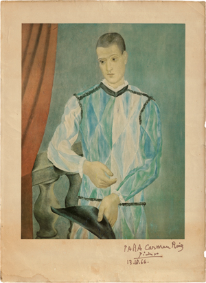Lot 8462, Auction  117, Picasso, Pablo, nach. Harlequin