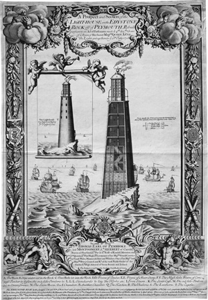 Lot 1181, Auction  118, Stuart, John, A Prospect and Section of the Light-House in the Edystone Rock