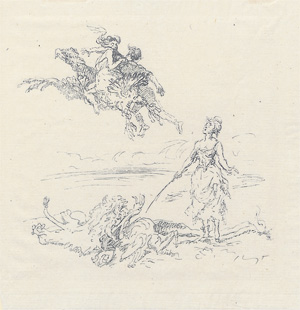 Lot 3759, Auction  118, Slevogt, Max, Das singende, springende Löweneckerchen