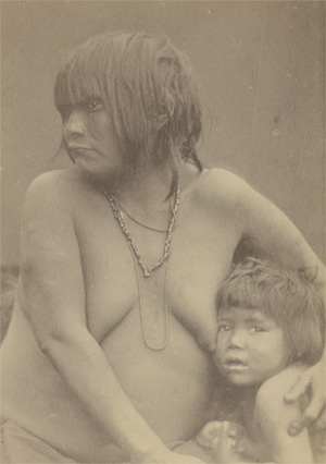 Lot 4091, Auction  118, Tierra del Fuego Archipelago, Portrait of "Grethe" and "Dickkopf" of Tierra del Fuego archipelago