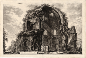 Lot 5267, Auction  118, Piranesi, Giovanni Battista, Veduta del Tempio ottangolare di Minerva Medica