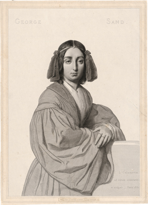 Lot 5304, Auction  118, Calamatta, Luigi, Bildnis der George Sand