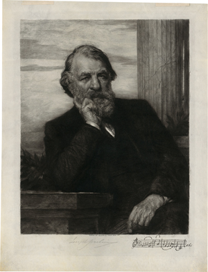 Lot 5354, Auction  118, Forberg, Carl Ernst, Bildnis des Violinisten Joseph Joachim