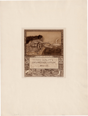 Lot 5366, Auction  118, Klinger, Max, Fritz Gurlitt