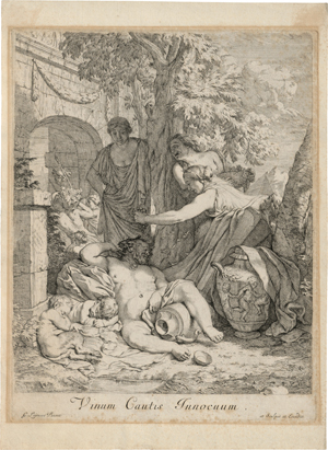Lot 5527, Auction  118, Lairesse, Gerard de, Vinum Cautis Innocuum - Der schlafende Bacchus 