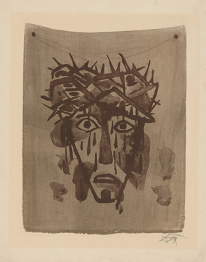 Lot 7043, Auction  118, Dix, Otto, Schweißtuch II (Mund geöffnet)