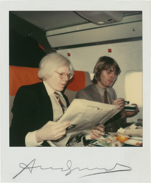 Lot 8197, Auction  118, Warhol, Andy, Warhol und Christopher Makos