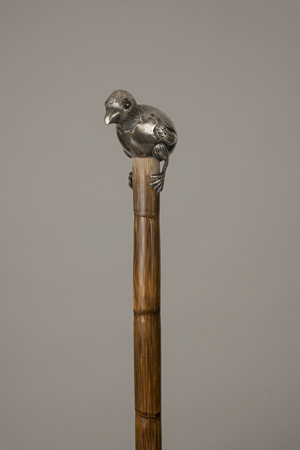 Lot 2344, Auction  119, Kükenstock, Spazierstock mit silbernem Küken als Knauf