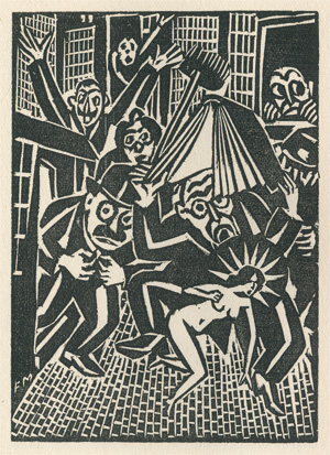 Lot 3400, Auction  119, Masereel, Frans, Idée. Sa naissance, sa vie, sa mort