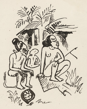 Lot 3434, Auction  119, Pechstein, Max, Reisebilder. Italien - Südsee.