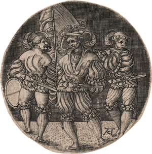 Lot 5094, Auction  119, Claesz., Allaert, Standartenträger mit Trommel- und Flötenspieler