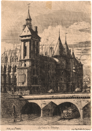 Lot 5344, Auction  119, Meryon, Charles, La Tour d'Horloge