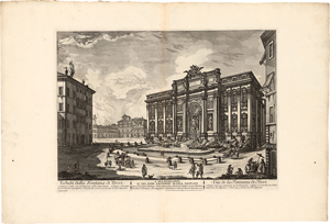 Lot 5420, Auction  119, Barbault, Jean, nach. Veduta della Fontana di Trevi; Veduta della Fontana dell'Acqua Felice 
