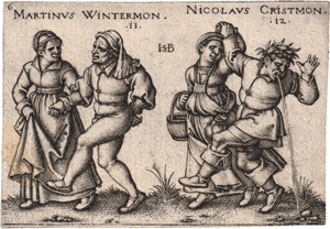 Lot 5428, Auction  119, Beham, Hans Sebald, Drei Monatsdarstellungen