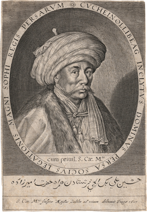 Lot 5571, Auction  119, Sadeler, Aegidius, Cuchein Ollibeag, persischer Gesandter am Prager Hof.