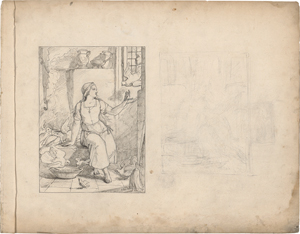 Lot 6629, Auction  119, Frølich, Lorenz, Aschenbrödel beim Erbsenlesen