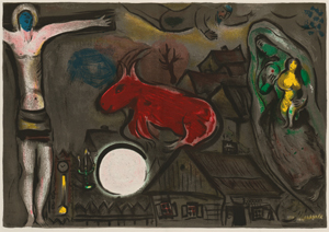 Lot 7051, Auction  119, Chagall, Marc, Mystische Kreuzigung