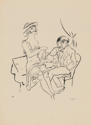 Lot 7135, Auction  119, Grosz, George, Separé, aus: Ecce Homo