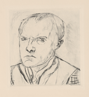 Lot 8066, Auction  119, Beckmann, Max, Selbstbildnis 1918