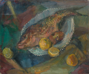 Lot 8140, Auction  119, Albert-Lasard, Lou, Nature Morte avec Poisson
