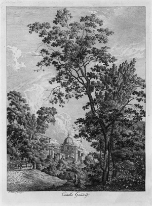 Lot 83, Auction  120, Dies, Albert Christoph und Mechau, Jakob Wilhelm, 6 Original-Kupferstiche aus der Serie "Mahlerisch radirte Prospecte von Italien"