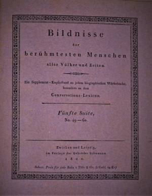 Lot 655, Auction  120, Bildnisse der berühmtesten Menschen, aller Völker und Zeiten