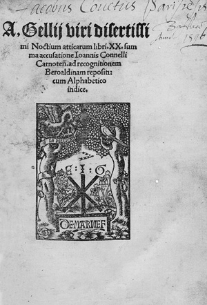 Lot 1060, Auction  120, Gellius, Aulus, Noctium atticarum