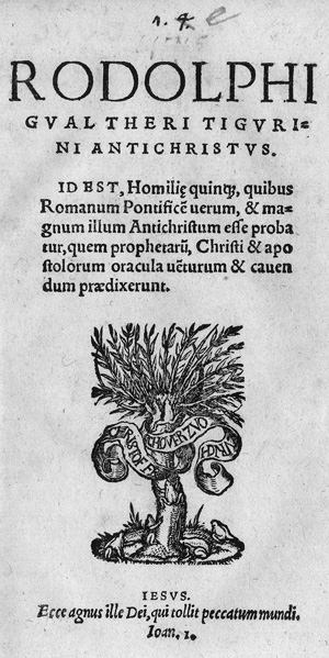 Lot 1067, Auction  120, Gwalther, Rudolf, Antichristus