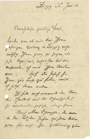 Lot 2378, Auction  120, Werfel, Franz, Brief an Tilla Durieux