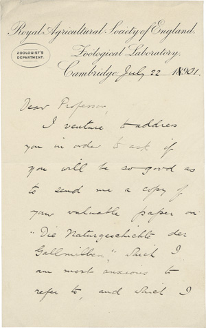 Lot 2390, Auction  120, Britische Naturforscher, 78 Autographen