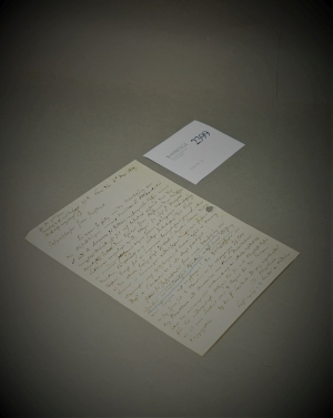 Lot 2399, Auction  120, Martins, Charles, Brief an Nees von Esenbeck
