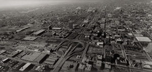 Lot 4113, Auction  120, Burkhard, Balthasar, Mexico City, Los Angeles and Chicago from above