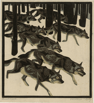 Lot 5452, Auction  120, Bresslern-Roth, Norbertine, Wölfe