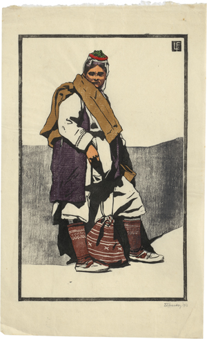 Lot 5455, Auction  120, Fanto, Leonhard, Frau in slawischerTracht