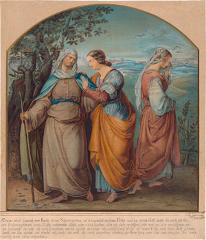 Lot 6401, Auction  120, Willers, Heinrich, Ruth und Naemi in der Wüste